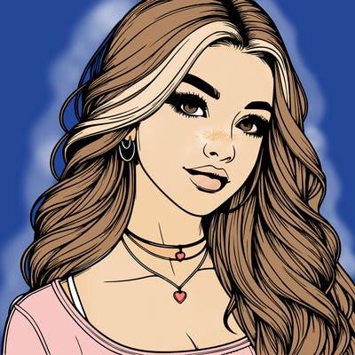 detailed realistic girl