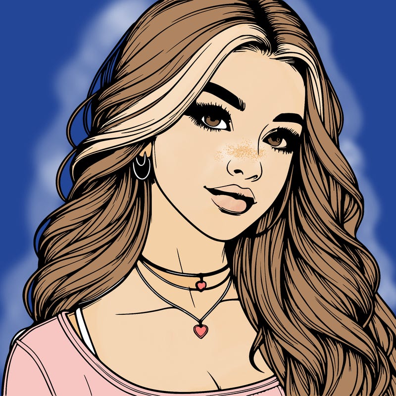 detailed realistic girl