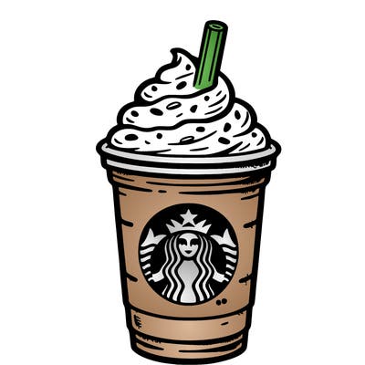 starbucks, frappuccino