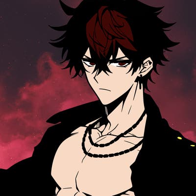 hot badass anime boy