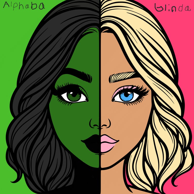 realistic girl split half