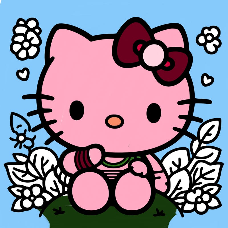 charming hello kitty