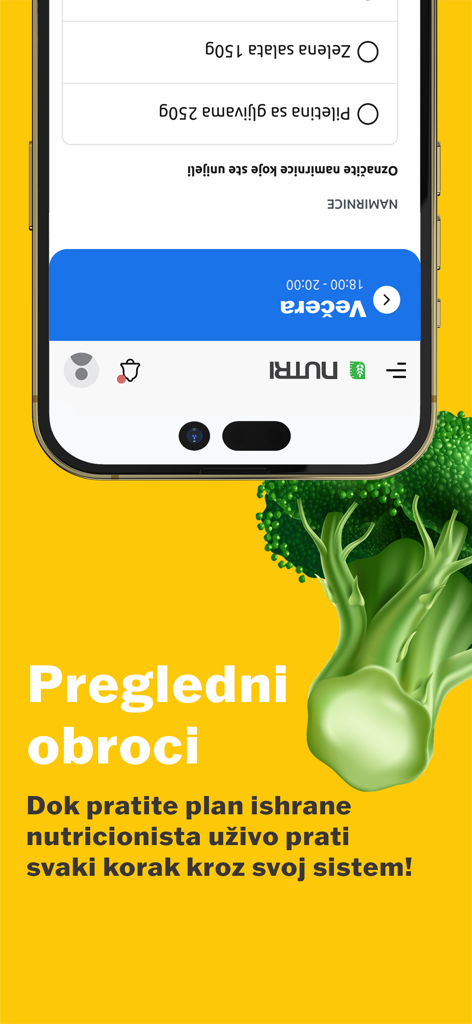 Nutri - Interfaz de la aplicación móvil Nutri para seguimiento de comidas y monitoreo de nutrición