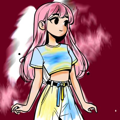 girl in a cute crop top