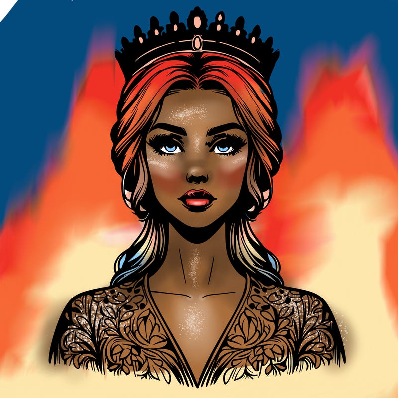 realistic beautiful queen