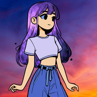 girl in a cute crop top