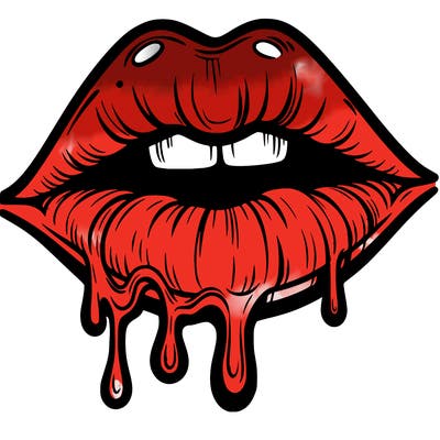 lips that look realistic and drip
