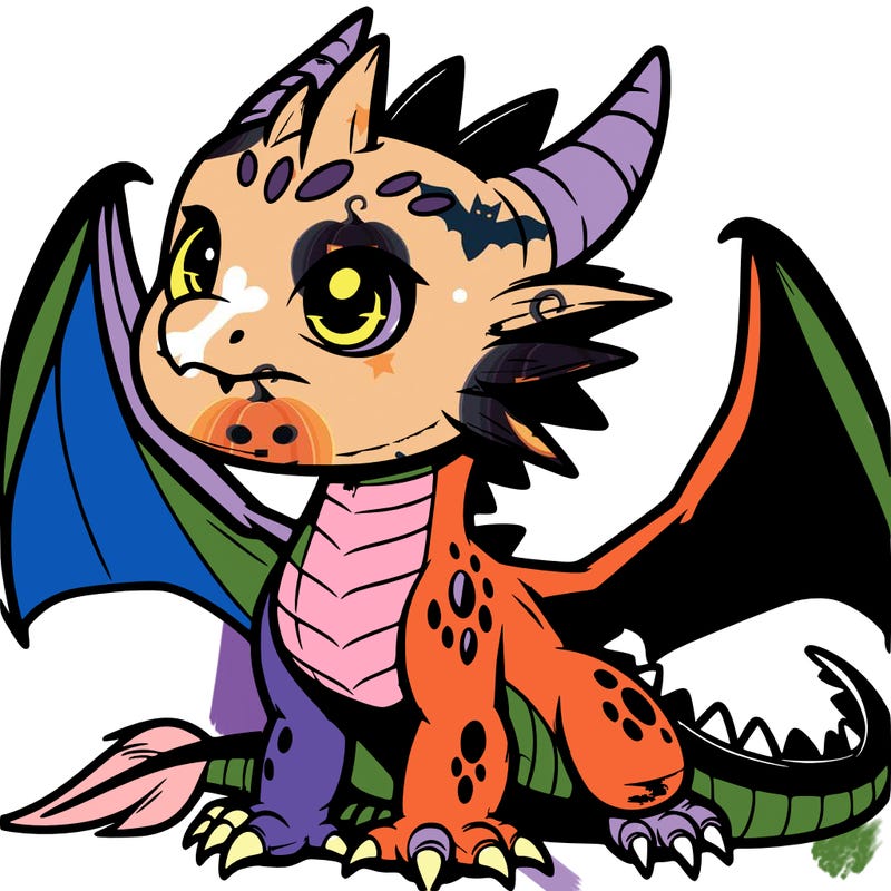 fierce baby night dragon