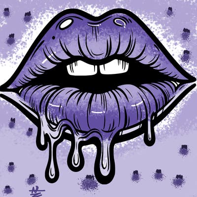 lips that look realistic and drip