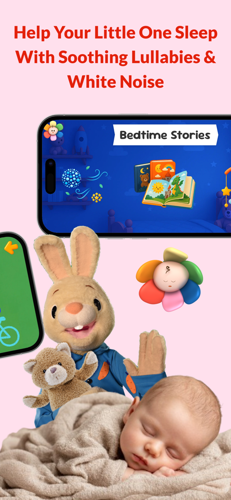 First | Fun Learning for Kids - Cuentos para dormir y canciones de cuna relajantes para niños en la aplicación First.