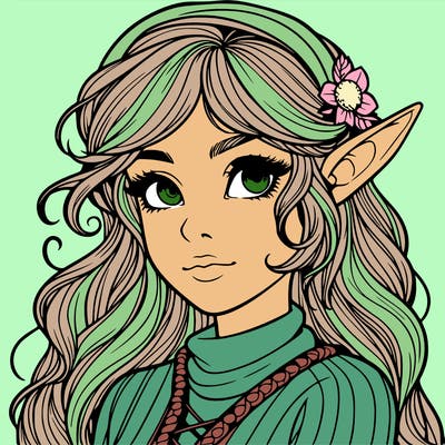 realistic elf girl
