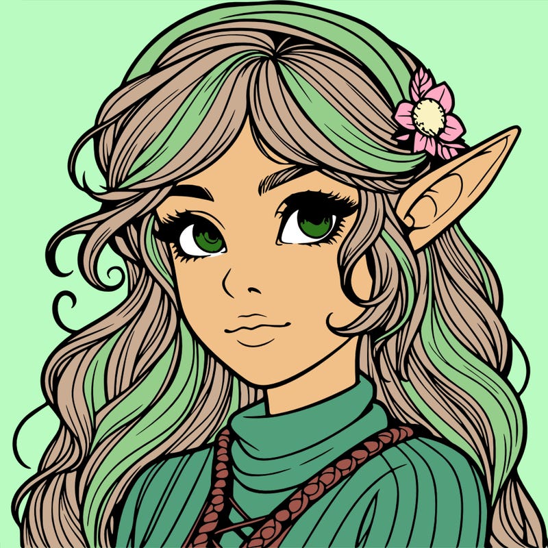 realistic elf girl
