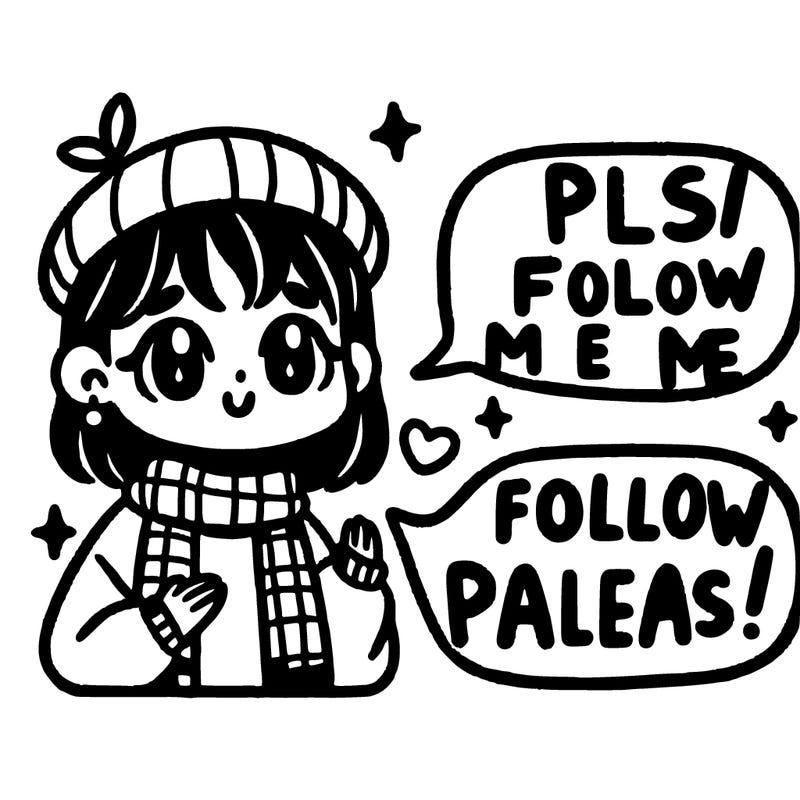 girl saying pls follow me