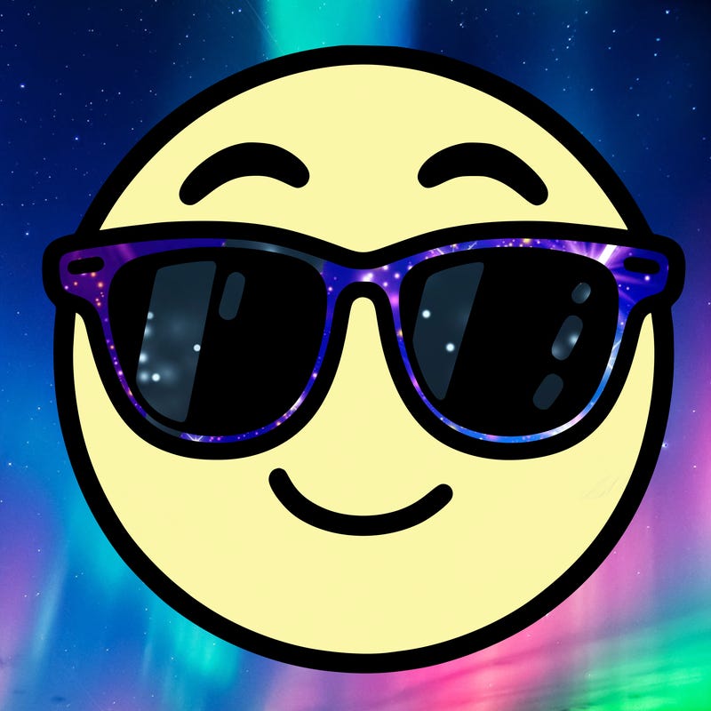 emoji with sunglasses