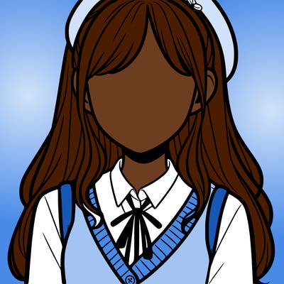 faceless preppy girl