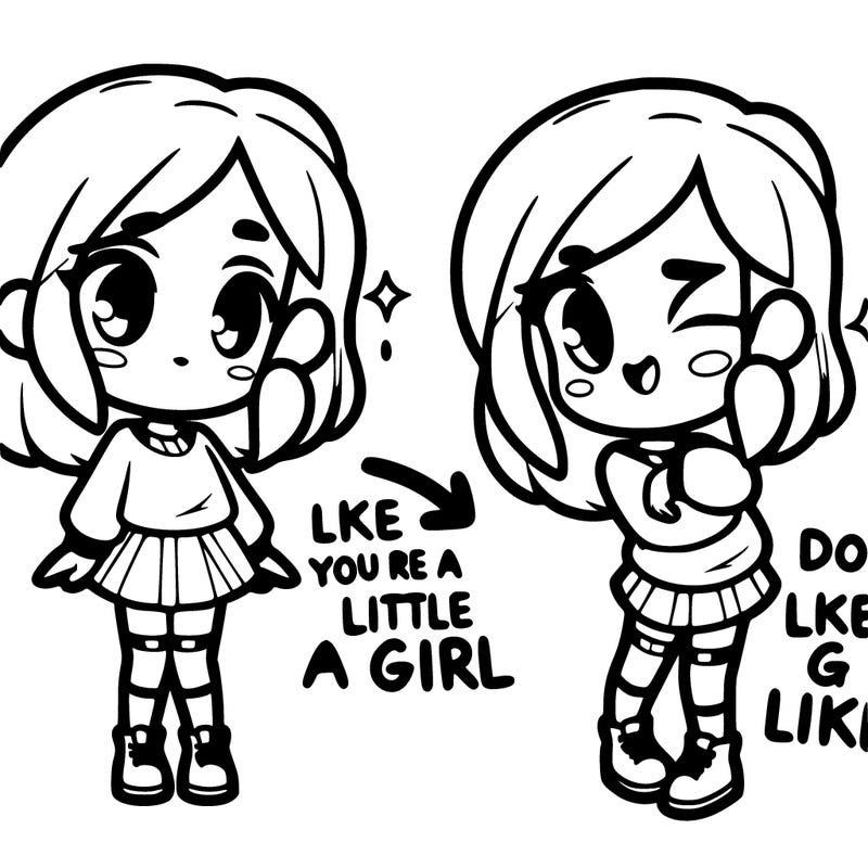 a girl saying like if you’re a girl