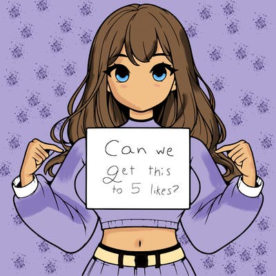 girl holding a blank sign in a long sleeve crop top