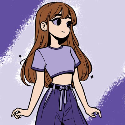 girl in a cute crop top