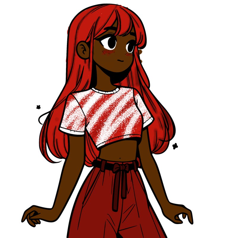 girl in a cute crop top