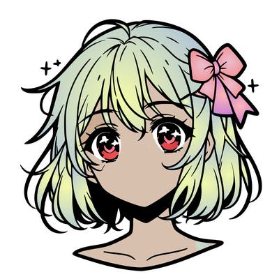 anime girl face