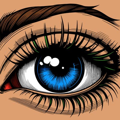 realistic eye