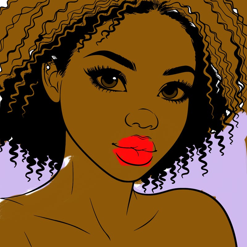 realistic black girl