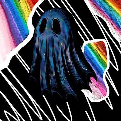 realistic creepy ghost