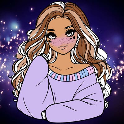 a beautiful girl in a big sweatshirt
