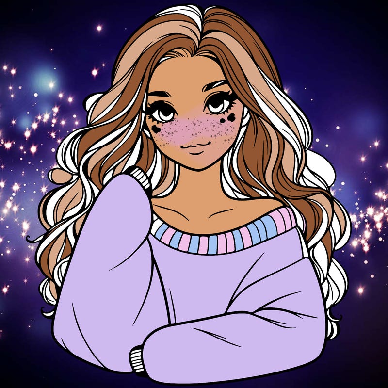 a beautiful girl in a big sweatshirt