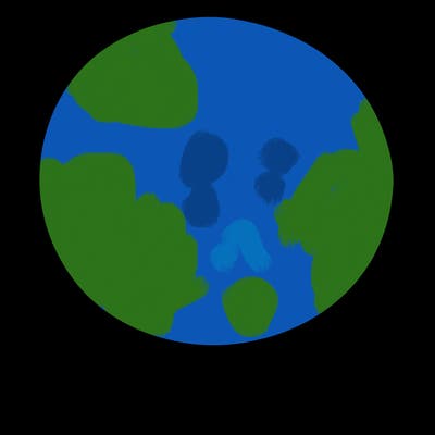 a plain circle with nothing else