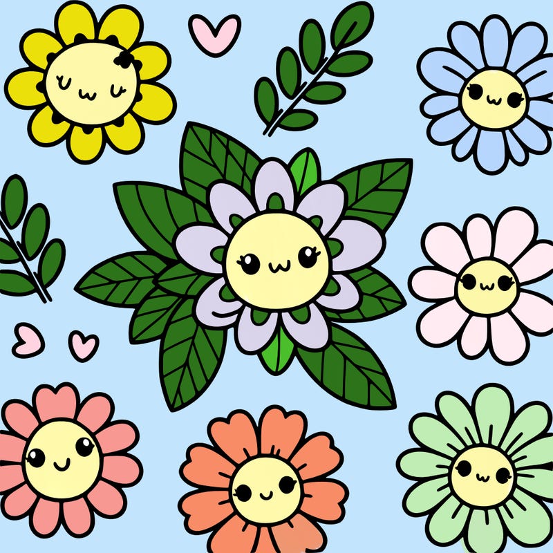 cute flower patterns