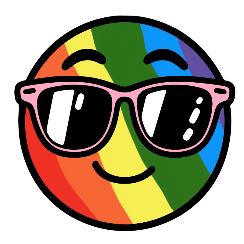 emoji with sunglasses