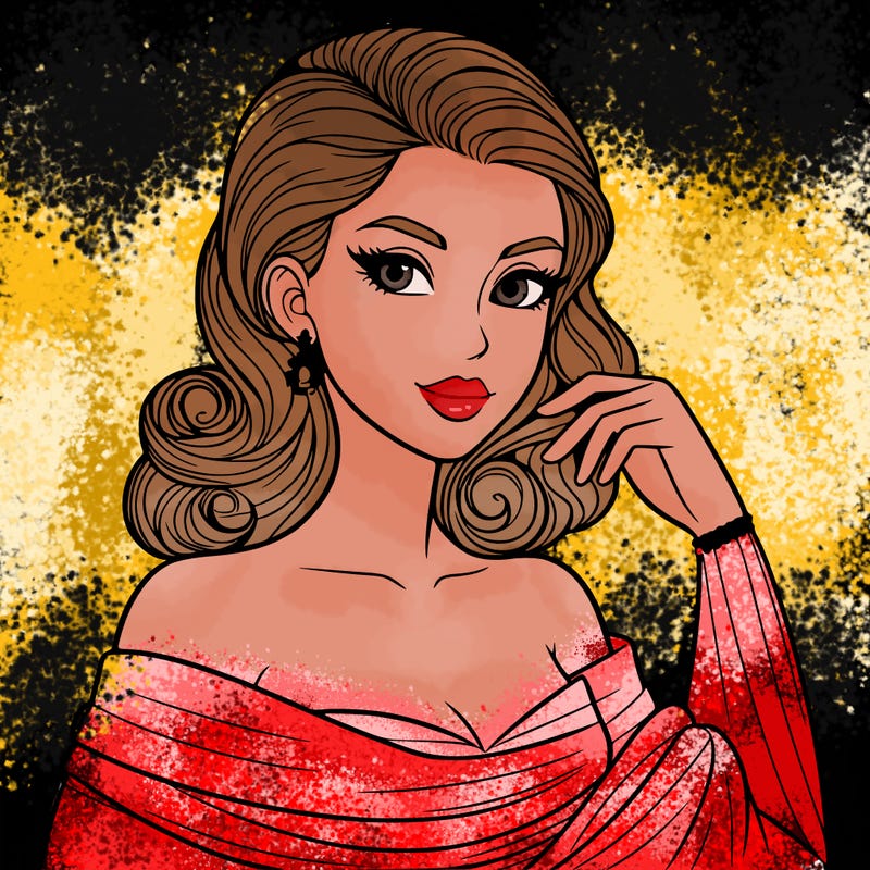 an elegant woman