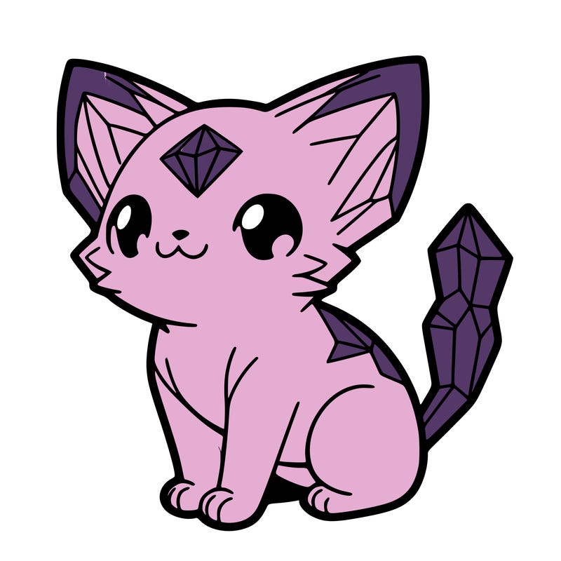 crystal kitten