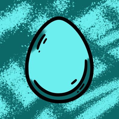 easter egg that is blank