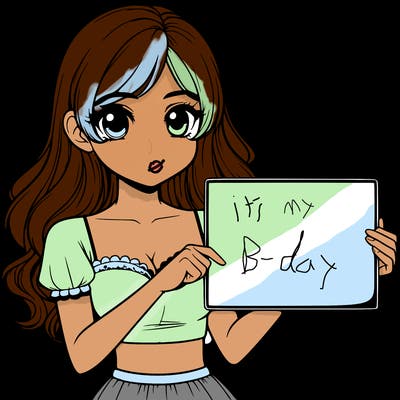 realistic pretty girl holding blank sign