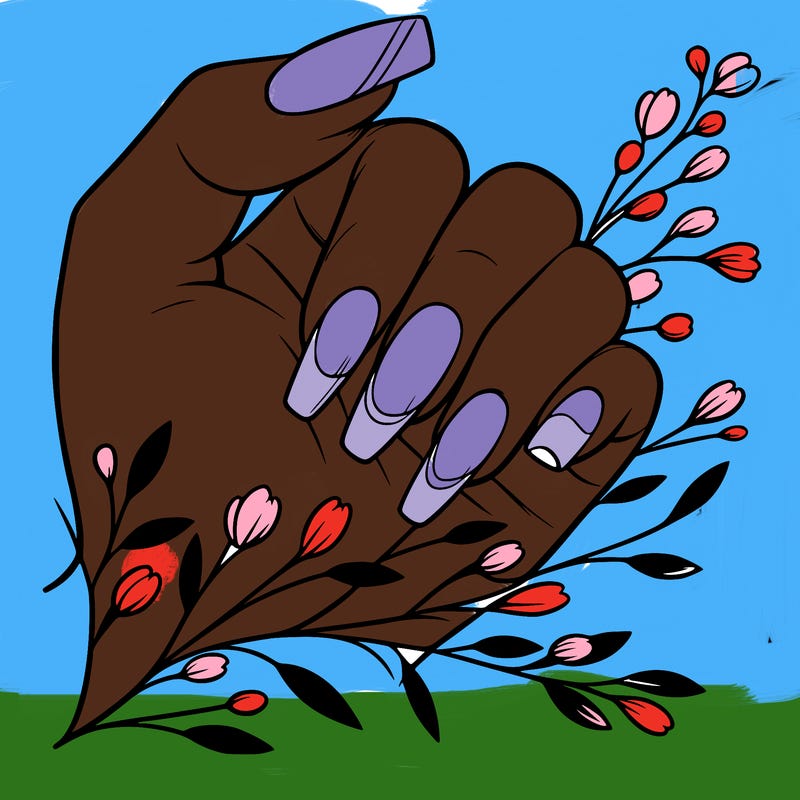 nails with french tip