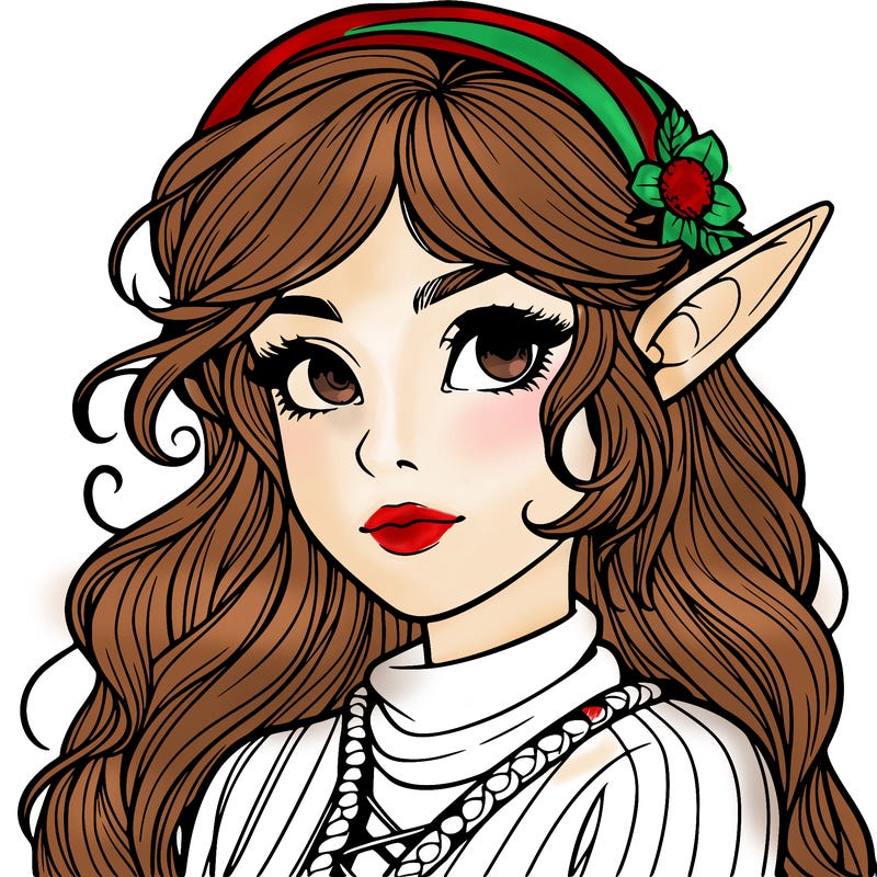 realistic elf girl