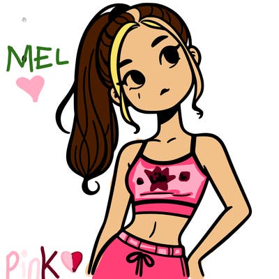 girl in crop top