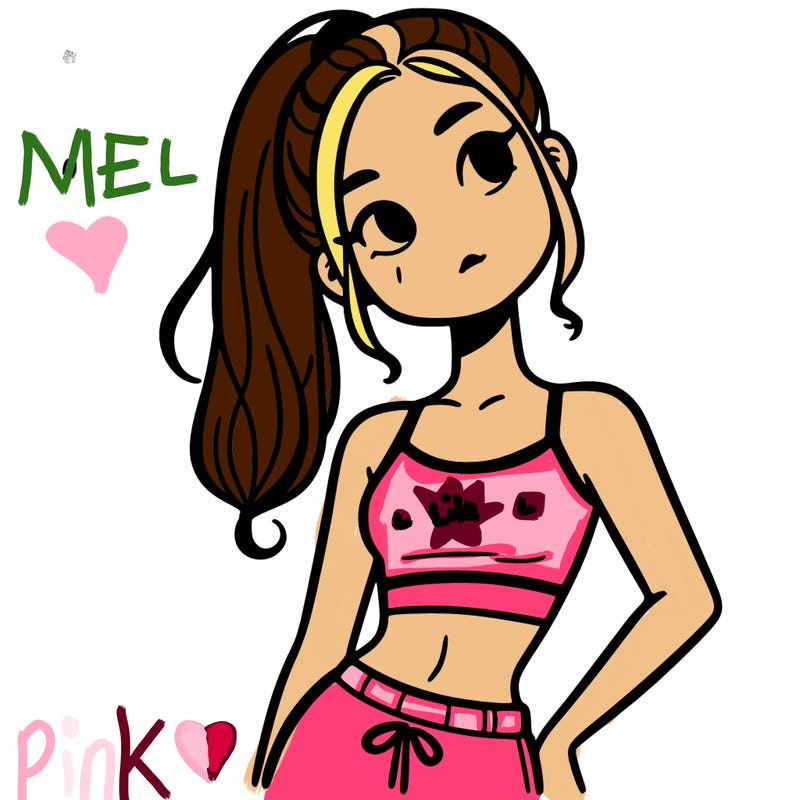 girl in crop top