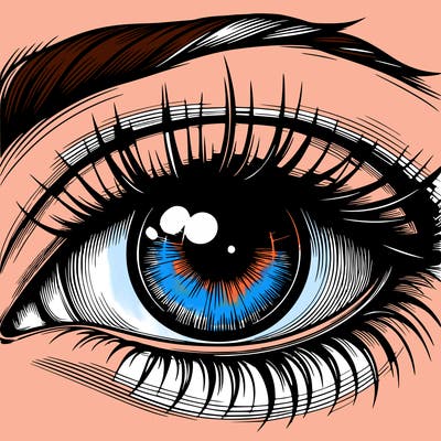 realistic eye