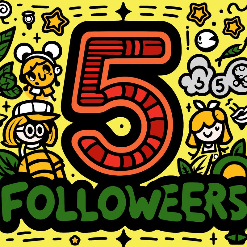 thank you for 5 folower