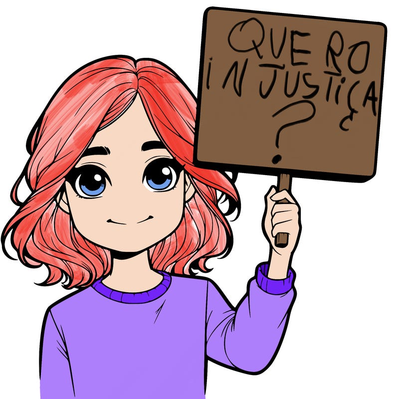 realistic girl holding up a sign