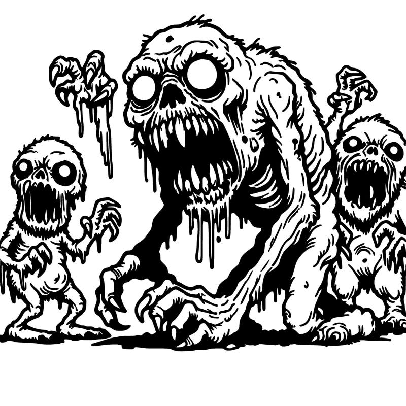 a grotesque horror picture