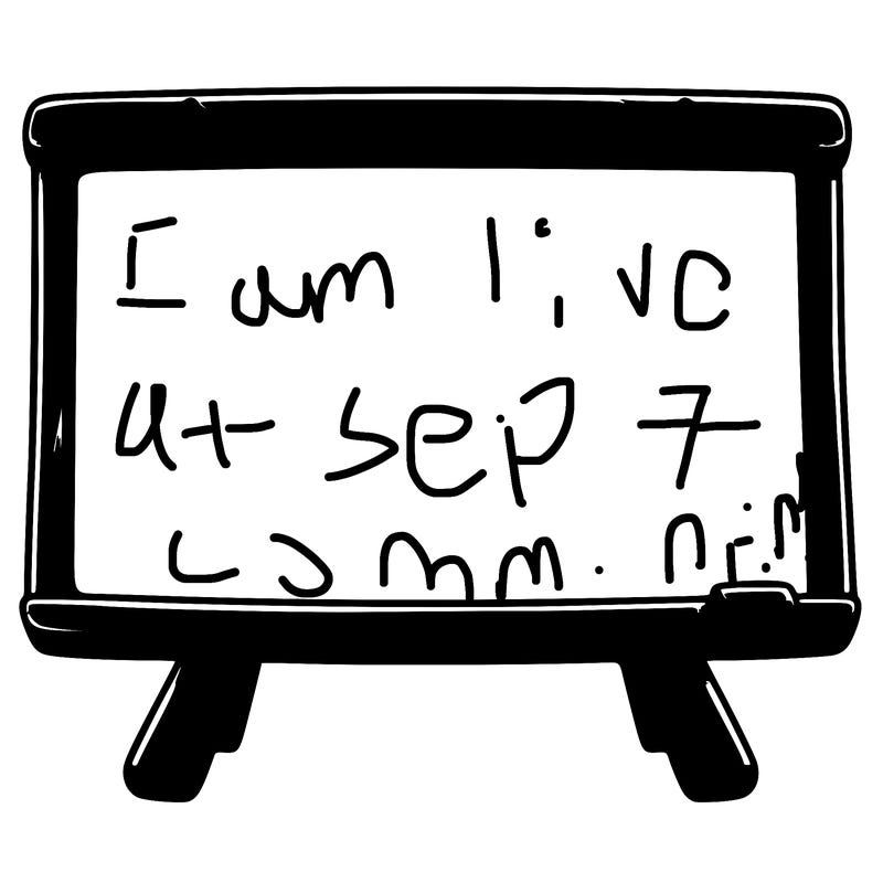 blank board