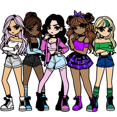 realistic baddie girls