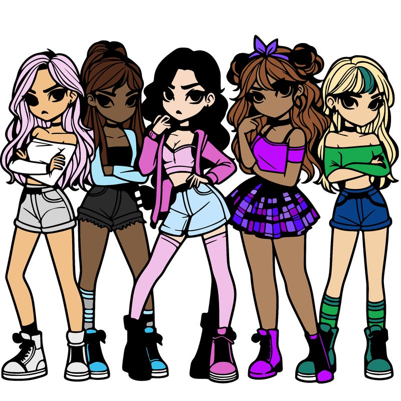 realistic baddie girls