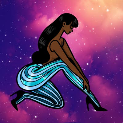 woman with tights
