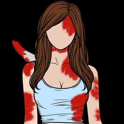 girl in tanktop realistic