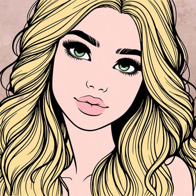 beautiful realistic girl